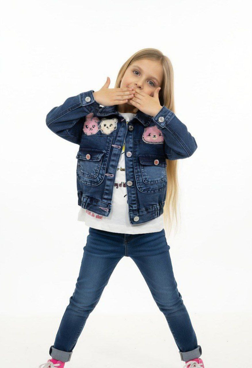 Girls Denim Jacket – Cute Style 7103