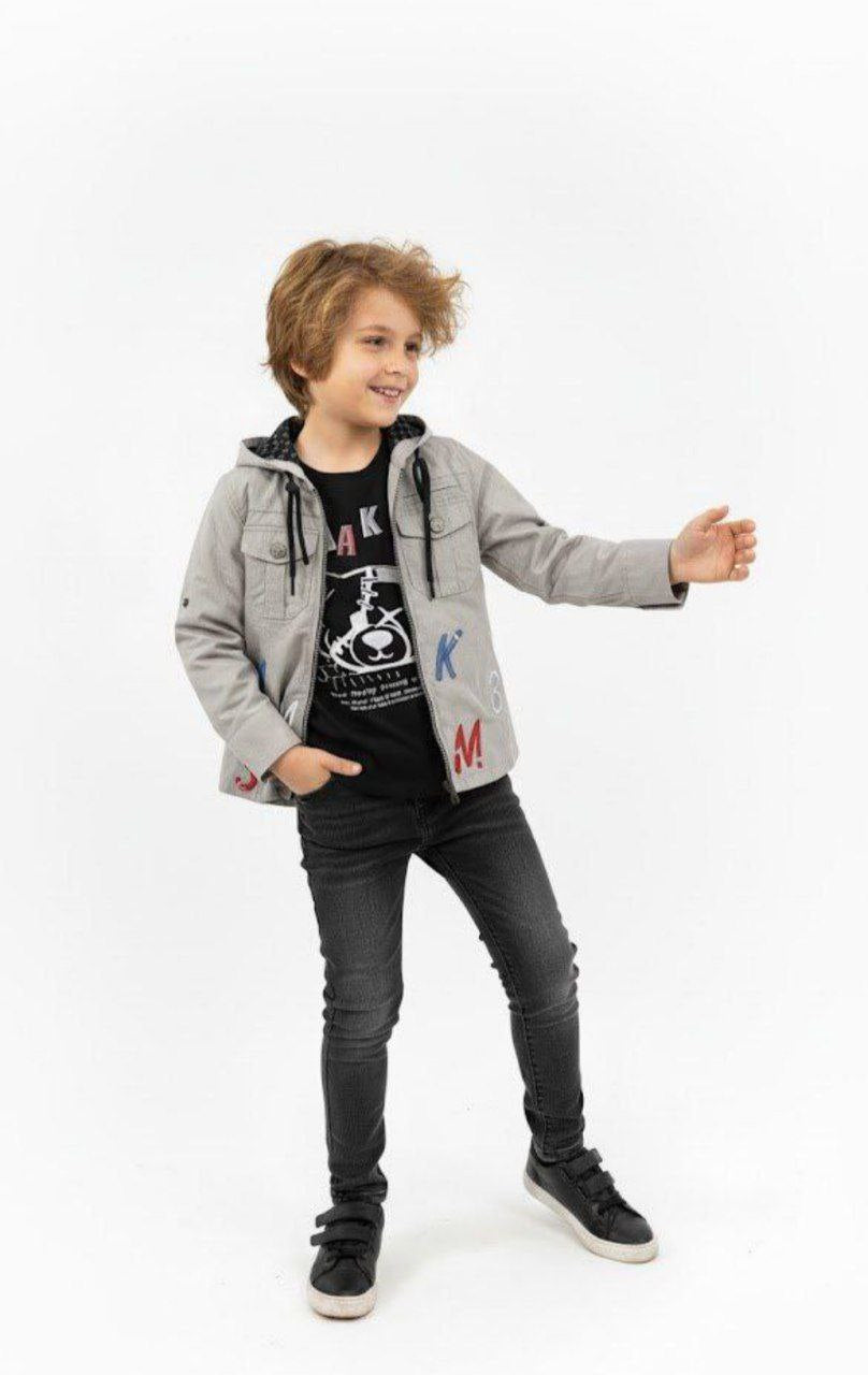 Sina Kids Boys Twin Gabardine Jacket 5121